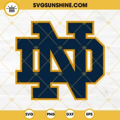 Notre Dame Logo SVG PNG DXF EPS Cut Files
