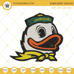 Oregon Ducks Football Embroidery Design Files