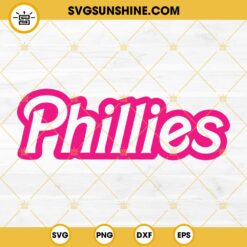 Philadelphia Phillies Barbie SVG PNG DXF EPS Files