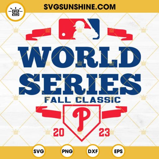 Philadelphia Phillies World Series 2023 SVG Cut Files