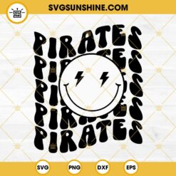Pirates SVG, Pirates Smiley SVG, Football School SVG, Pirate Football SVG