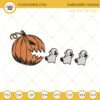 Pumpkin Pacman Boo Sheet Halloween Embroidery Design Files