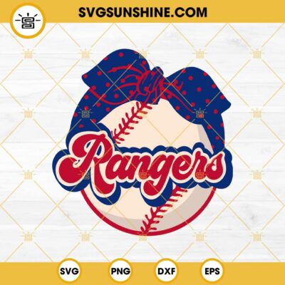Rangers Baseball Mom Life SVG, Texas Rangers SVG PNG DXF EPS