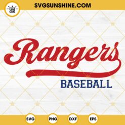 Rangers Baseball Vintage SVG, Texas Rangers SVG PNG DXF EPS