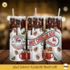 Santa Claus North Pole Christmas Est 1978 3D 20oz Tumbler Wrap PNG File