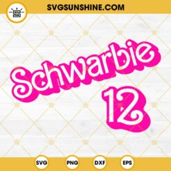 Schwarbie Barbie 12 SVG, Kyle Schwarber Philadelphia Phillies SVG