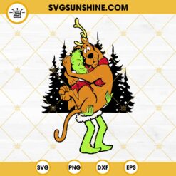 Shaggy Rogers And Scooby-Doo Grinch Christmas SVG PNG DXF EPS