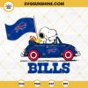 Snoopy Car Buffalo Bills SVG PNG DXF EPS Cut Files