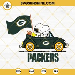 Snoopy Car Chicago Bears SVG PNG DXF EPS Cut Files