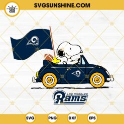 Snoopy Car Denver Broncos SVG PNG DXF EPS Cut Files