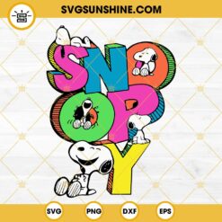 Snoopy SVG PNG DXF EPS Cut Files