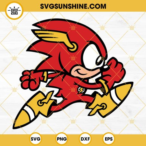 Sonic The Hedgehog The Flash SVG, Sonic Nitendo SVG PNG DXF EPS