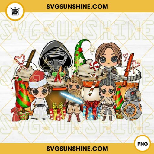 Star Wars Movies Coffee Christmas PNG File Designs