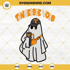 Tennessee Vols Ghost SVG, Tennessee Volunteers Football Ghost Halloween SVG PNG DXF EPS Files