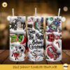 Twas The Night Before Christmas 3D 20oz Tumbler Wrap PNG File