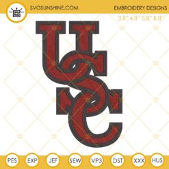 USC Trojans Football Logo Embroidery Design Files