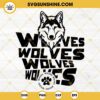 Wolves SVG, Wolves Face SVG, Wolves Paw SVG, Wolves Cheer SVG PNG DXF EPS Cut Files