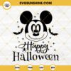 Jack Skellington Mickey Happy Halloween SVG, Jack Skellington SVG, Mickey Halloween SVG