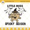 Little Miss Spooky Season Halloween Embroidery Designs