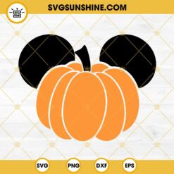 Mickey Pumpkin SVG, Mickey Halloween SVG, Pumpkin SVG
