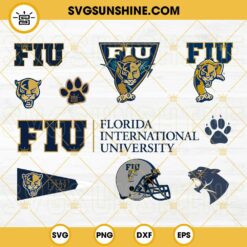 FIU Panthers Football Designs Bundle SVG EPS PNG DXF