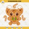 Baby Stitch Gingerbread Man SVG, Stitch Christmas SVG EPS PNG DXF