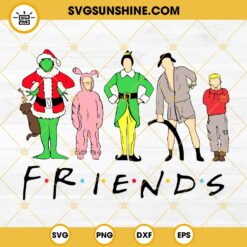 Christmas Movie Characters PNG, Christmas Friends PNG File