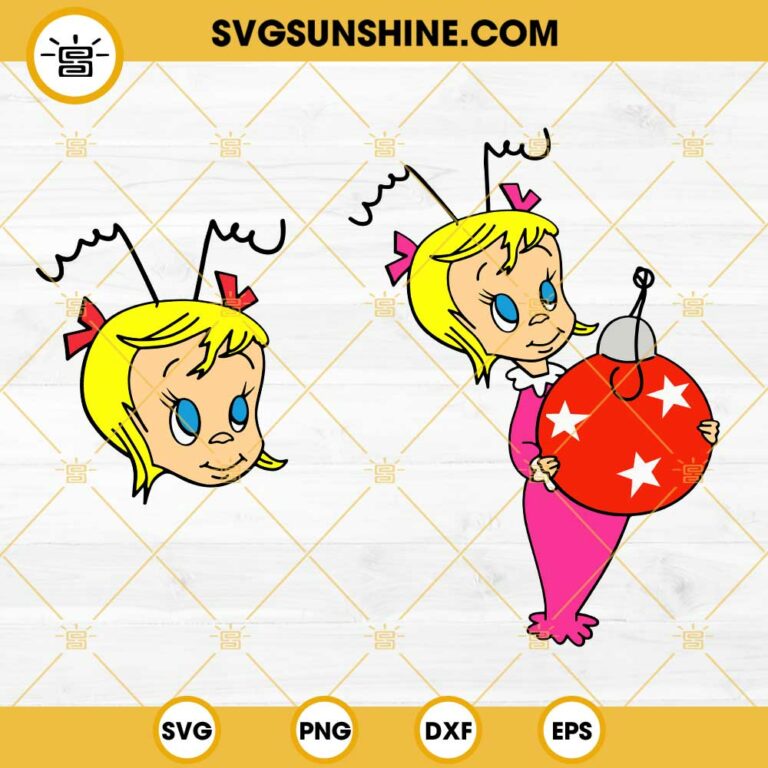 Cindy Lou Who SVG Bundle, Christmas Ball SVG, Merry Christmas SVG