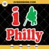 I Love Philly SVG, Philadelphia Phillies SVG PNG DXF EPS