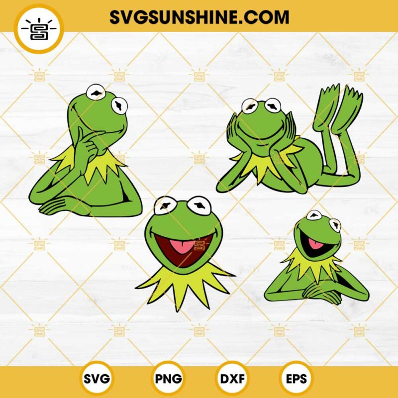 Kermit The Frog SVG Kermit Bundle SVG PNG DXF EPS