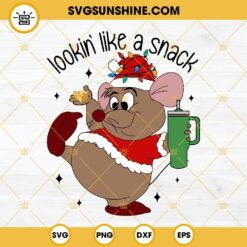 Lookin' Like A Snack Gus Gus Christmas Stanley Tumbler SVG PNG DXF EPS Cut Files