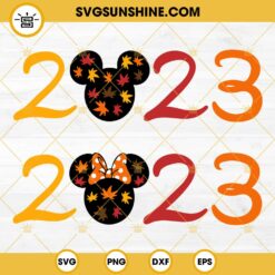 Mickey And Minnie 2023 Thanksgiving SVG, Disney Thanksgiving 2023 SVG Bundle