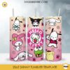 Hello Kitty And Friends 20oz Tumbler Wrap PNG File