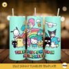 Hello Kitty Sanrio Characters There Is Power In Kindness 20oz Tumbler Wrap PNG File