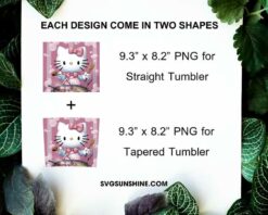 Hello Kitty Cooking 20oz Tumbler Wrap PNG File