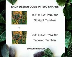 3D Mascot Green Bay Packers Football 20oz Tumbler Wrap PNG File