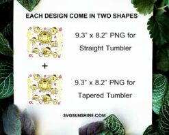 Pompompurin Starbucks Coffee 20oz Tumbler Wrap PNG File