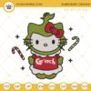Grinch Hello Kitty Christmas Embroidery Design Files