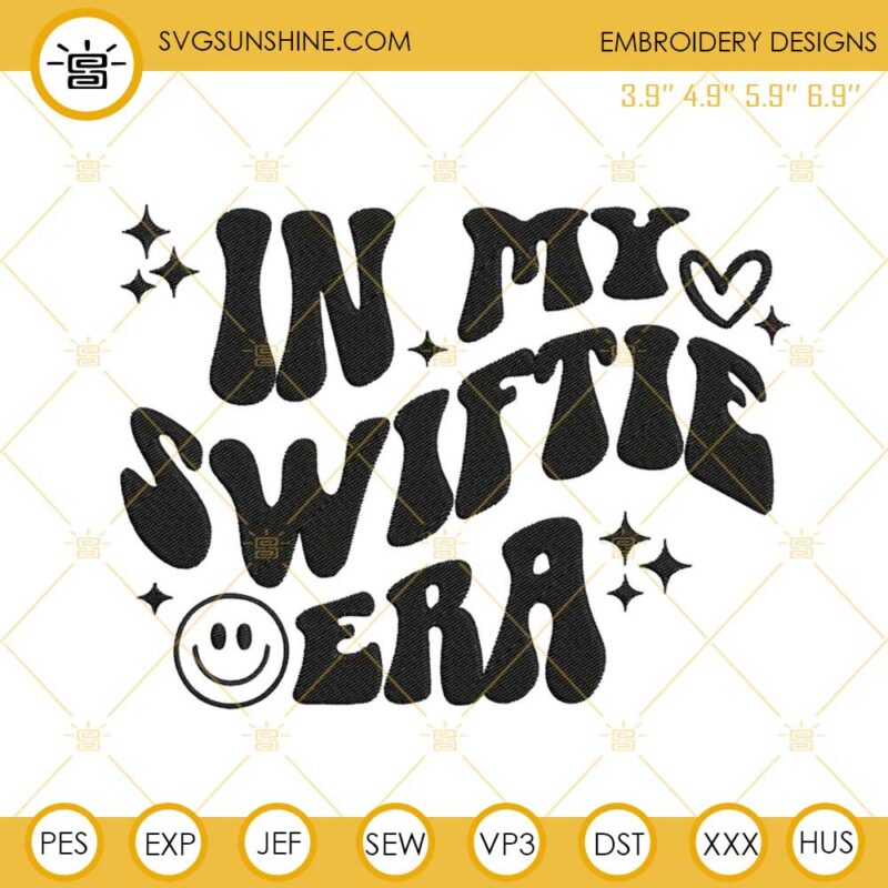 In My Swiftie Era Embroidery Design Files