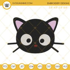 Chococat Face Embroidery Design Files