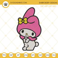 My Melody Embroidery Design Files