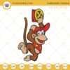 Diddy Kong Machine Embroidery Design File