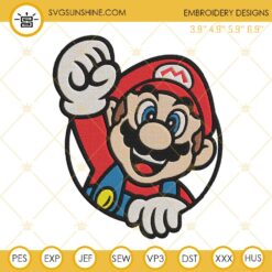 Super Mario Embroidery Design Files