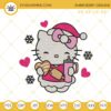Hello Kitty Tumbler And Concha Cake Christmas Embroidery Design Files