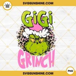Pink Gigi Grinch PNG File Designs
