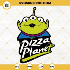 Pizza Planet Toy Story SVG, Little Green Aliens SVG PNG DXF EPS