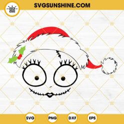 Sally Santa Hat SVG, The Nightmare Before Christmas SVG PNG DXF EPS