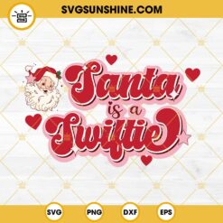 Santa Is A Swiftie SVG, Taylor Swift Merry Christmas SVG PNG EPS DXF