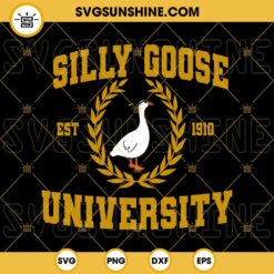 Silly Goose SVG, Silly Goose Est 1910 University SVG PNG Files