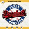 Texas Rangers Baseball Svg, Texas Rangers Svg Png Files